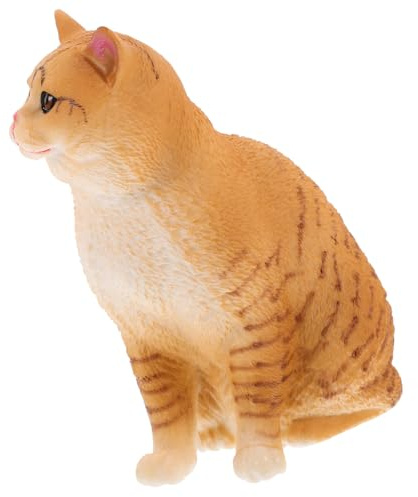 IWOWHERO Gartendekor Katzenfigur Aus Kunststoff Für Garten Terrasse Katzenstatue Im Cartoon-Stil Für Draußen Katzendekor Bastelornament Für Rasen Einfahrt
