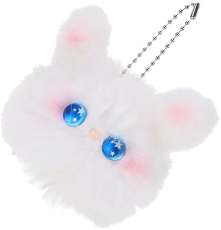 Toyvian Plüschhase Schlüsselanhänger Hängendes Ornament Hasen-schlüsselanhänger Stofftieranhänger Kreativer Schlüsselanhänger Für Auto Und Tasche