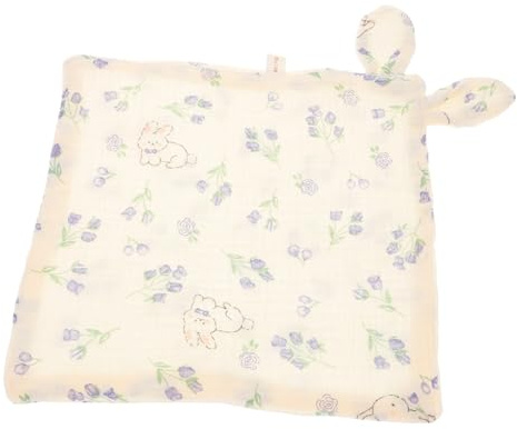 Toallita de Algodón Absorbente para Bebés Recién Nacidos, Cuadrada | Gasa de Algodón, Color Lavanda, Uso Versátil, Suave y Delicada, Paquete a Granel