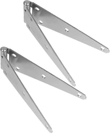 Cabilock 2pièces Lot De Charnières à Sangle Fer Galvanisé Pour Portails Bois Et Portes Extérieures De Garage