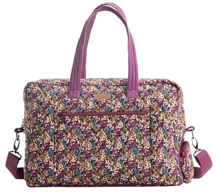 Maison d' Hermine Weekender für Damen, baumwollgefütterte Reisetasche, Tasche für Kurzreisen, Weekender für Herren, für Fitness, Sport, als Geschenk, auf Reisen, 17.9 L x 7 W x 12.6 H (Weekend Bag)