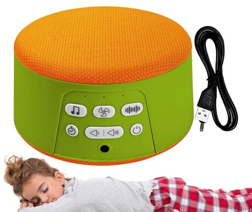 Machine à son de bruit - Équipement de bruit pour dormir | Portable avec fonction d'arrêt automatique rechargeable pour adultes et enfants