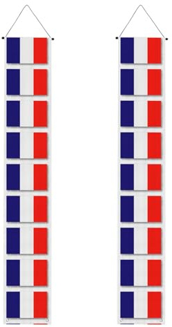Bandiera francese stampa tutti i tipi celebrazioni raduni banner portico riutilizzabile con corde per appendere asta