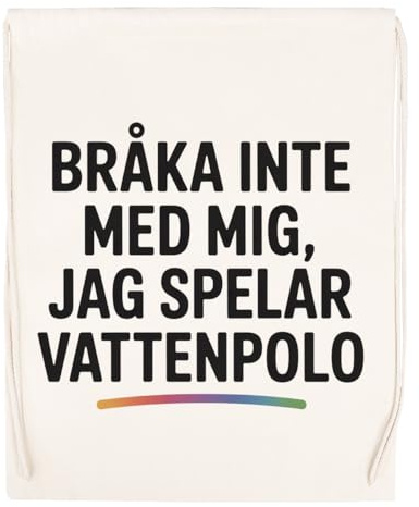 Bråka Inte Med Mig Jag Spelar Vattenpolo Glas Öl Mugg Kopp