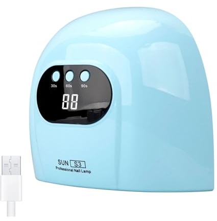 Asciugatore per unghie a LED in miniatura Lampada per unghie USB Design compatto alimentato tramite USB per uso domestico e in viaggio Asciugatrici Lampada Unguis portatile per smalto gel