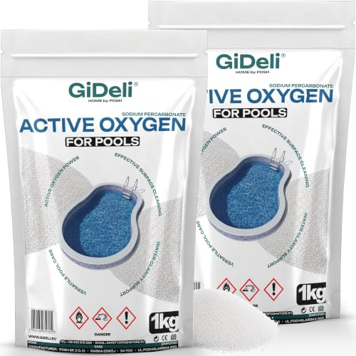 GiDeli Aktivt syrepool 2 x 1 kg – natriumperkarbonat granulat klorfri