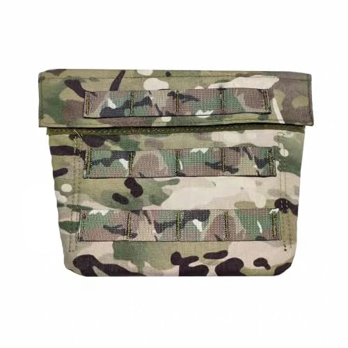 Pochette Tactique pour Panneau Frontal, Sac de Protection sous-Abdominal | Nylon 500D, Résistant à l'abrasion, Réglable, Chasse et randonnée, Camping et voyage, Activités de plein air(MC)