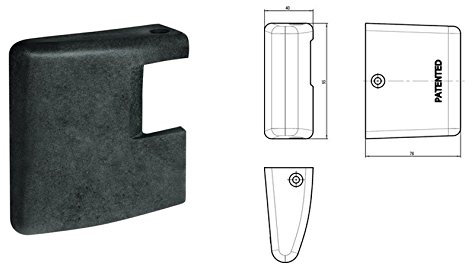 Yale 0A5CIV1000 Serratura, Grigio