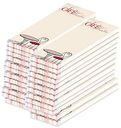 PRICARO Kellnerblock Cafe Charmant, 24 Stück