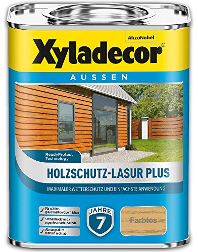 Xyladecor Holzschutz-Lasur Plus, Farblos, 2,5L