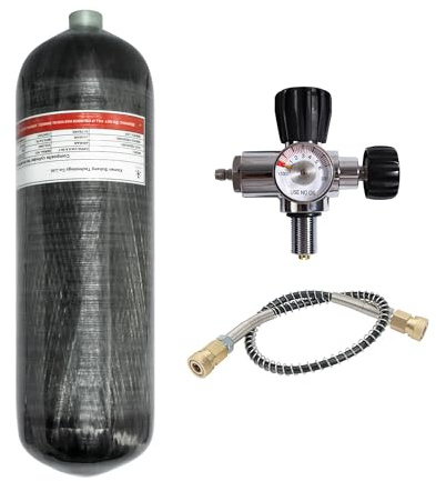 TUXING 6,8 l/414 ci Kohlefaser-Paintball-HPA-Lufttank, 4500 psi PCP-Luftsystem