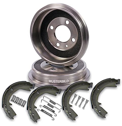 ATEC Germany Kit freni asse posteriore incl. 2x Tamburo freno asse posteriore 4x Ganasce freno asse posteriore 1x Kit di montaggio Compatibile con MERCEDES-BENZ Classe A (W168)