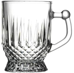 Pasabahce Istanbul Glass Turkish Tea Mug 170ml, 6pc Set, Gift Boxed 55871