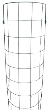 Flexigro Plant Support Half Round Panel – Garden Trellis System for Climbing Plants – 1m Long Green Plastic-Coated Steel Mesh – Ideal for Roses, Vegetables & Wall Mounting – 2 x Half Round Panels