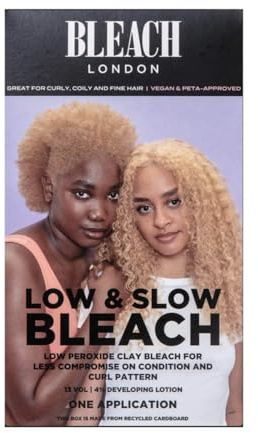 Bleach London Kit eau de Javel faible et lente : poudre, parfumé, non testé sur les animaux, frisé, fin