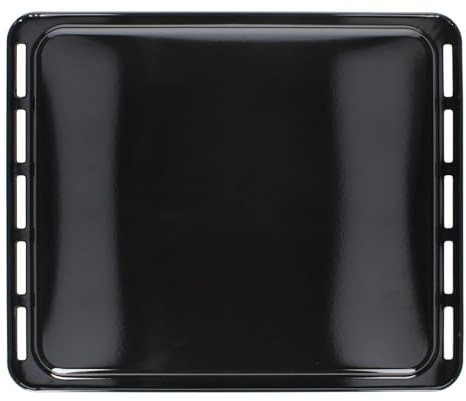 LUTH Premium Profi Parts Backblech kompatibel mit Whirlpool 481010657929 452x376x20mm emailliert für Backofen Herd