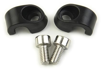 2 PCS Fahrrad Gabel Bremse Gehäuse Schnalle Bremse Kabel Schlauch Klemme Kabel Guide M4 Vorderrad Gabel Befestigung C-förmigen schnalle Fahrrad-KabelfüHrungen