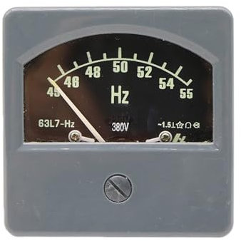 63L7-Hz Puntatore Tipo AC380V Pannello Analogico Misuratore di Frequenza Tester Indicatore Calibro 45-55Hz Misuratore Marino 80x80mm