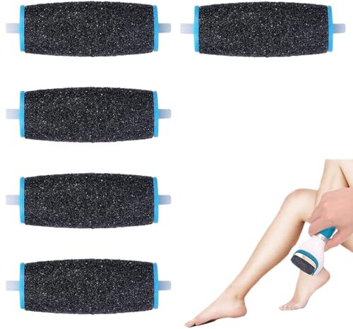 Rollos - 5 Rodillos De Repuesto Para Eliminar Callos Rollos, Rollos Velvet Smooth, Rodillos De Repuesto Rollos Velvet Smooth, Rodillos De Repuesto Rollos Para Eliminar Callos, Escofina Eléctrica