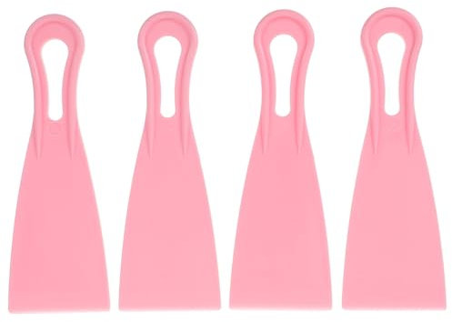 OFFSCH Spatola Per Gelatiera in Plastica Riutilizzabile 4 Pezzi, Palette Per Gelato Compatte e Leggere, Accessori Per Macchina Gelato, Per Dessert Fatti in Casa e Ragazzo Ragazza