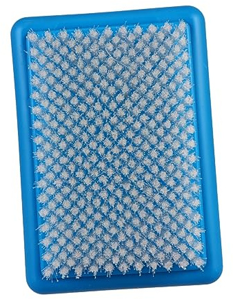 KOMBIUDA Wool Felt Base Brush Large Sky-Blue Plastic Shoe Cleaning Brush for Household Cleaning and Fabric Care