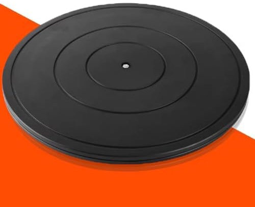 Plataforma giratoria Base Giratoria 20/25/30/40cm Placa Giratoria Universal para TV/Monitor, Soporte Giratorio Redonda 360°, Multiusos Plástica Tocadiscos para Plantas Bonsai(16 inch/40 cm)