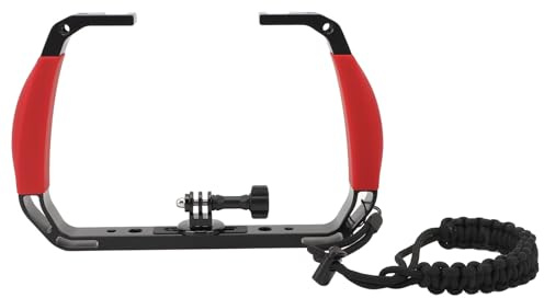 Qukaim VRIG - Custodia protettiva in silicone per fotocamera sportiva, con copriobiettivo, compatibile con Ace Pro, supporto a vassoio per attrezzatura subacquea, stabilizzatore antiscivolo