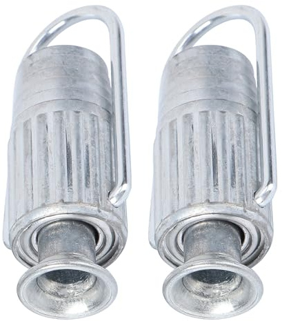 BESTOYARD Tensor de Tendedero para Ropa de Aluminio, Metal Ligero, 2 Piezas, para Cuerda para Tendedero de Ropa y Líneas Fijas, Uso Doméstico