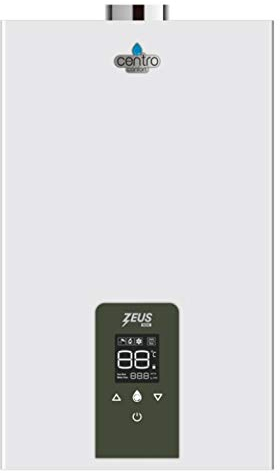 Scaldabagno a gas a tenuta stagna con kit di estrazione dei fumi incluso.