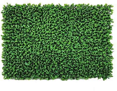 QIAOH Artificial Boxwood Panel 24PCS, Artificial Hedges Panels for Both Outdoor or Indoor, Garden, Fencing, Backyard and Home UV Resistant Decor Home, Wedding, Plaque Decoration