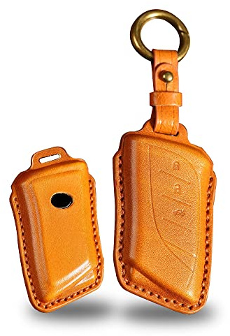 ontto Funda de Piel para Llave de Coche Lexus NX ES UX US RC LX GX is RX LS 200 250h 350h 450h 260h 300h UX200 Mando a Distancia Llavero Llavero Funda Funda para Llaves de Color marrón