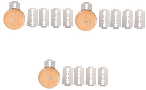 BESTonZON 3 Sätze Brotmesser Teig Lahm Brotmaschine Brot Werkzeug Zum Schneiden Von Brotlammen Brotschneidemesser Brot Aussehen Brotschneider Pizza- Holz Selbstgemacht