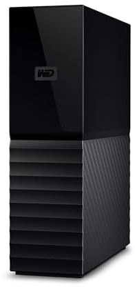 WD My Book 24 TB USB 3.0 Desktop-Festplatte mit Passwortschutz (Desktopspeicher, Sicherungssoftware, Hardwareverschlüsselung, SuperSpeed USB)