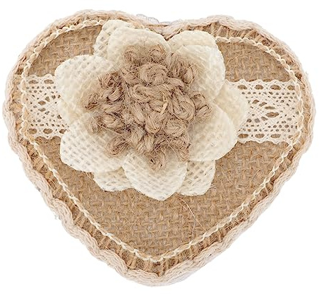 TOGEVAL Almohada De Anillo Decorativa Para Joyas Caja De Obsequio Cierre De Cremallera Estuche Para Guardar Anillos Para Bodas y Compromisos