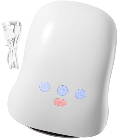 Handmassagegerät – Handmassagegerät, beheizt, kabellos, wiederaufladbares Massagegerät für Finger und Handfläche, ideal für Eltern, Sportler, Jugendliche, Frauen, Jugendliche