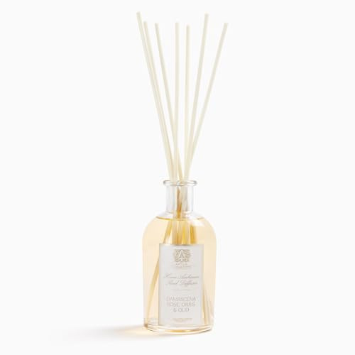 Antica Farmacista Home Ambiance Diffuser - Long-Lasting Reed Scent Diffuser - Luxury Room Freshener Gift - Sandalwood Amber, 8.45 fl oz