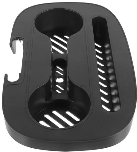 HOMOCONO Bandeja Soporte De Bebidas para Silla De Plástico Resistente Portavasos para Refrescos y Snacks Sillón De Jardín Fácil De Transportar y Mantener