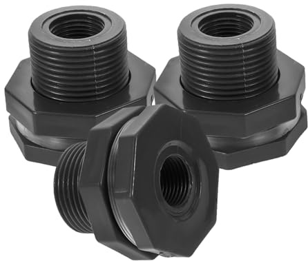 SUPVOX 3pezzi Connettori per Acquari in Plastica Adattatori per Accessori per Acquari Multi-Piscina Connettori per Flessibili per Raccordi Idraulici in Plastica