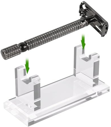 Rasiermesser Stand - 10,4x4.2x4 Cm Wiederverwendbares Badezimmersaug Rasierer Hold | Kompatibler Halter, Nicht -Slip -Basis | Sicherheitsrasier- Und Bürstenstandhalter, Universeller Rasierhalter Für M