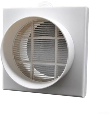 Filtre à air pour conduit de ventilation pour tuyau en PVC PE Tube en aluminium Dépoussiérage Système d'air frais Boîte de filtre à insectes (160 mm)
