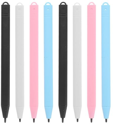 Holibanna Lot de 8 Stylets pour Tablette Graphique LCD - Stylets de 12,2 cm pour Bloc-Notes - de Rechange pour Tablette Graphique LCD