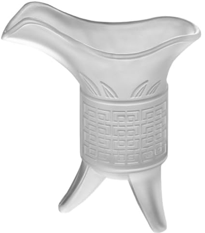 Milisten Verre à Vin Rétro Style Empereur en Verre Dépoli Coupe Vintage Multifonction 200 Ml Tasse Ancien Blanc pour Dégustation Whisky et Baijiu à Domicile