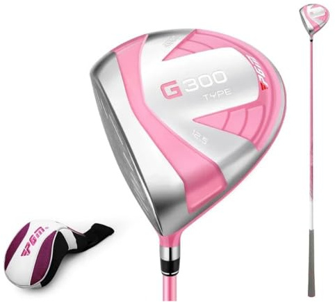 Golf Club 12.5 Degree Driver for Left Hand Women High Rebound Fairway Wood with Headcover Sports (Left,#1W(12.5D))