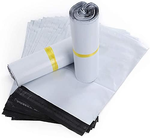 HVDHYY Versandtaschen Versandbeutel Blickdicht Plastik Versandtueten 40cmX55cm/100 Stück Kunststoff Selbstklebend Verschiedene Maße Für den Transport von Kleidung Gütern und Textilien Groß
