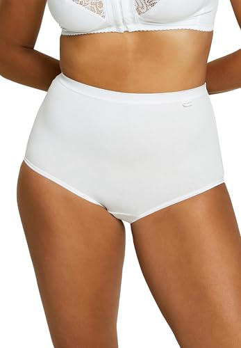 sans Complexe Femme Simplement Coton B_61ah35 Culotte, Blanc, 52-54 EU