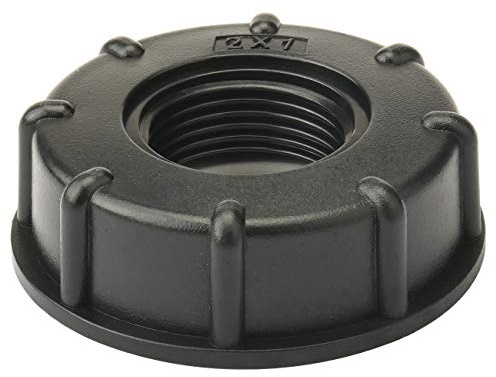 Drado 1 IBC Adapter Innengewinde, IBC Tank S60x6 Zubehör Adapter Kappe Deckel Auslaufhahn