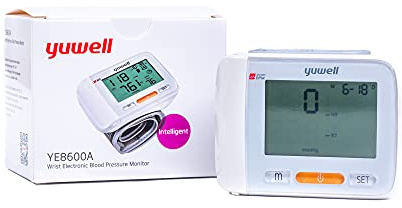 Yuwell Misuratore di Pressione da Polso Automatico Digitale Portatile | controllo rapido della pressione al polso, a casa e in viaggio, portatile, digitale, chiusura facile, anatomico