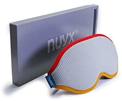 NUYX® 3D Schlafmaske/Abdunkelnde Schlafbrille/Super Comfy Augenmaske/Augenbinde (Moon Grey)
