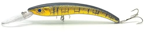 Comcapy Crankbait Angeln Wobbler Bass/Hart/Oberflächenköder Wels Jerkbait Minnow Gefälschte/künstliche/Karpfenköder for Angelköder Swimbait