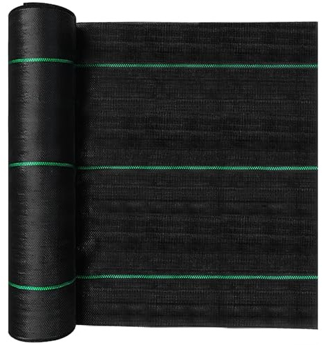 Vanver 4ftx300ft Garden Landscape Fabric Weed Barrier Fabric Heavy Duty,Weed Blocker Fabric, Geotextile Fabric Under Gravel,Garden Tarp to Prevent Weeds, Landscaping Fabric, Driveway Fabric